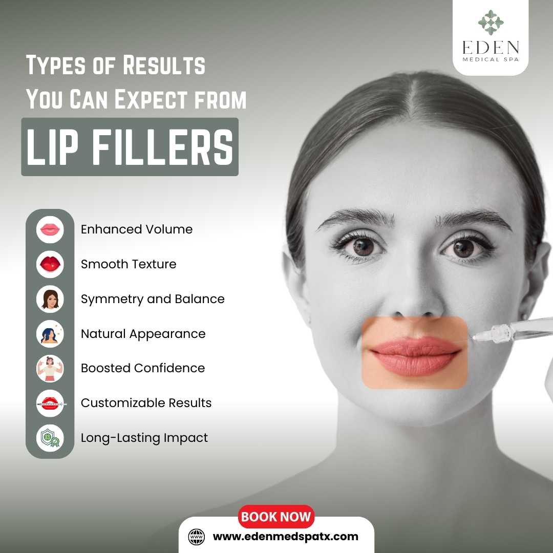 Types of Results You Can Expect from Lip Fillers in Austin, TX